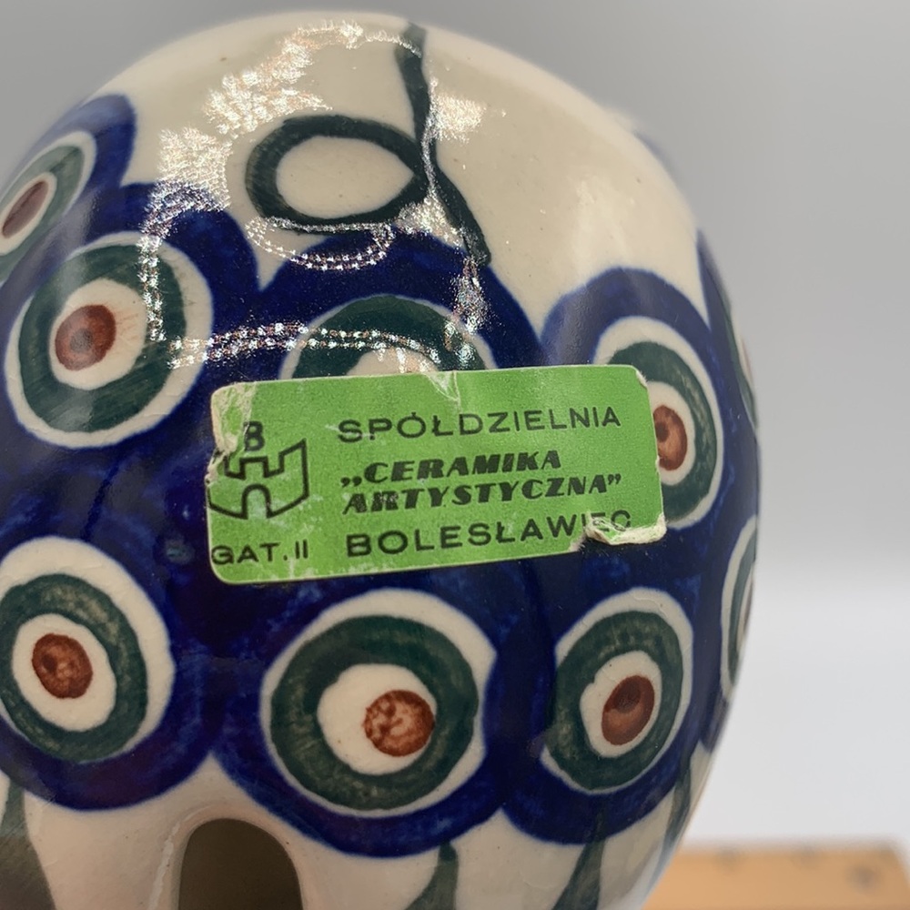 Polish Pottery Piggy Bank - Picture 4 of 4